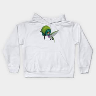 humming bird cuteness Kids Hoodie